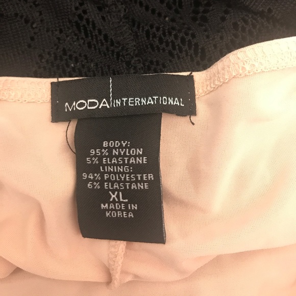 Miss International Black Lace Dress size XL. - Picture 3 of 3